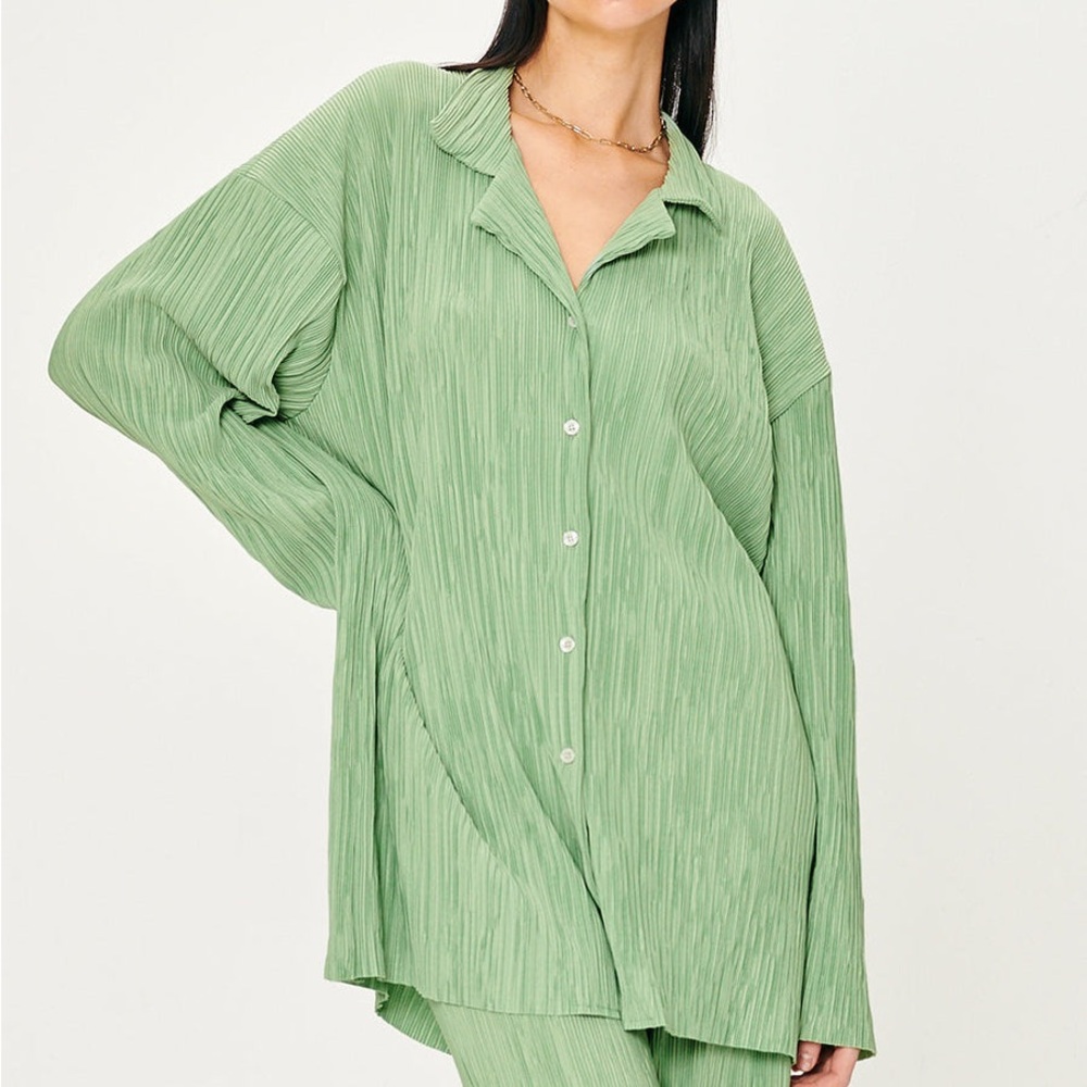 Storets Oversized Plisse Shirt